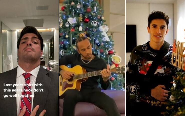Buon Natale 2020, gli auguri dei piloti di F1 e MotoGP | Sky Sport