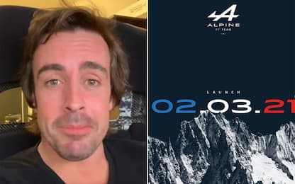 Alonso e l'Alpine da remoto: "Difficile viaggiare"