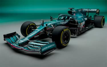 Aston Martin, svelata l'AMR21 di Vettel e Stroll
