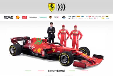 Ferrari, svelata la SF21 di Leclerc e Sainz