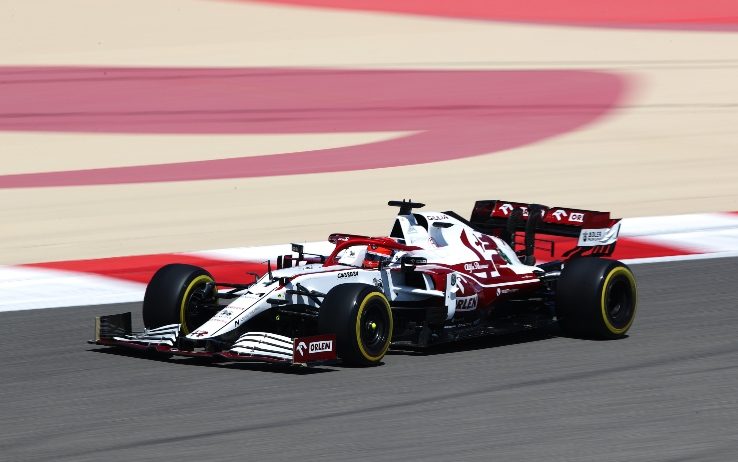 Bella chiusura di test per Kimi Raikkonen, quarto con la sua Alfa Romeo Kimi Raikkonen