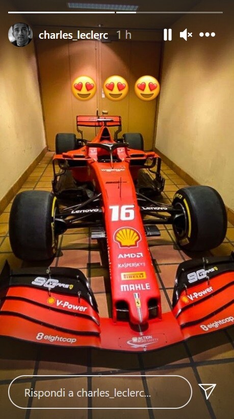 La SF90 con cui Leclerc ha vinto le sue due gare di Formula 1