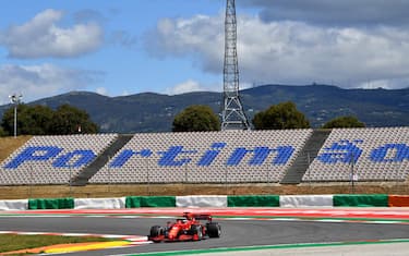 ALGARVE INTERNATIONAL CIRCUIT, PORTUGAL - APRIL 30: Charles Leclerc, Ferrari SF21 during the Portuguese GP at Algarve International Circuit on Friday April 30, 2021 in Portimao, Portugal. (Photo by Mark Sutton / Sutton Images)