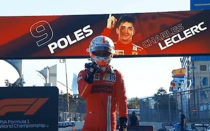 Leclerc, magia a Baku: è pole! Sainz 5°