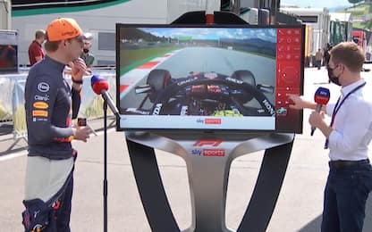 Sky Tech: Verstappen spiega la super pole. VIDEO