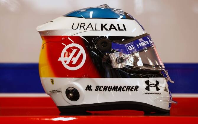 F1, GP Belgio: Mick Schumacher con un casco simile a quello di papà Michael  a Spa 1991 | Sky Sport