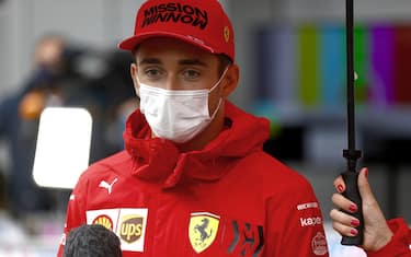 SOCHI AUTODROM, RUSSIAN FEDERATION - SEPTEMBER 23: Charles Leclerc, Ferrari during the Russian GP  at Sochi Autodrom on Thursday September 23, 2021 in Sochi, Russian Federation. (Photo by Andy Hone / LAT Images)