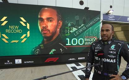 Hamilton: "Non ero certo di arrivare a quota 100"