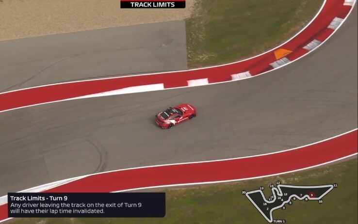 F1, GP Usa: ecco dove sono i track limits ad Austin. VIDEO