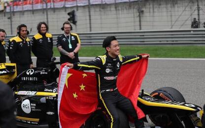 E' arrivato Zhou, 4° cinese nella storia della F1