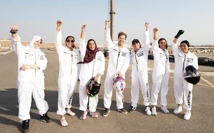  Jeddah, Vettel in pista per i diritti delle donne