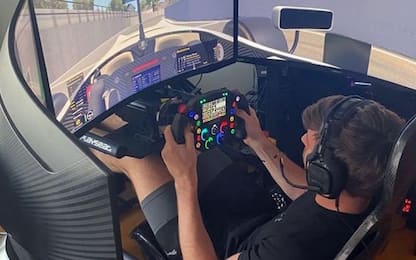 Verstappen al via della 24 Ore di Le Mans Virtual