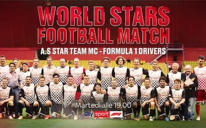 World Stars Football Match, in campo i piloti F1