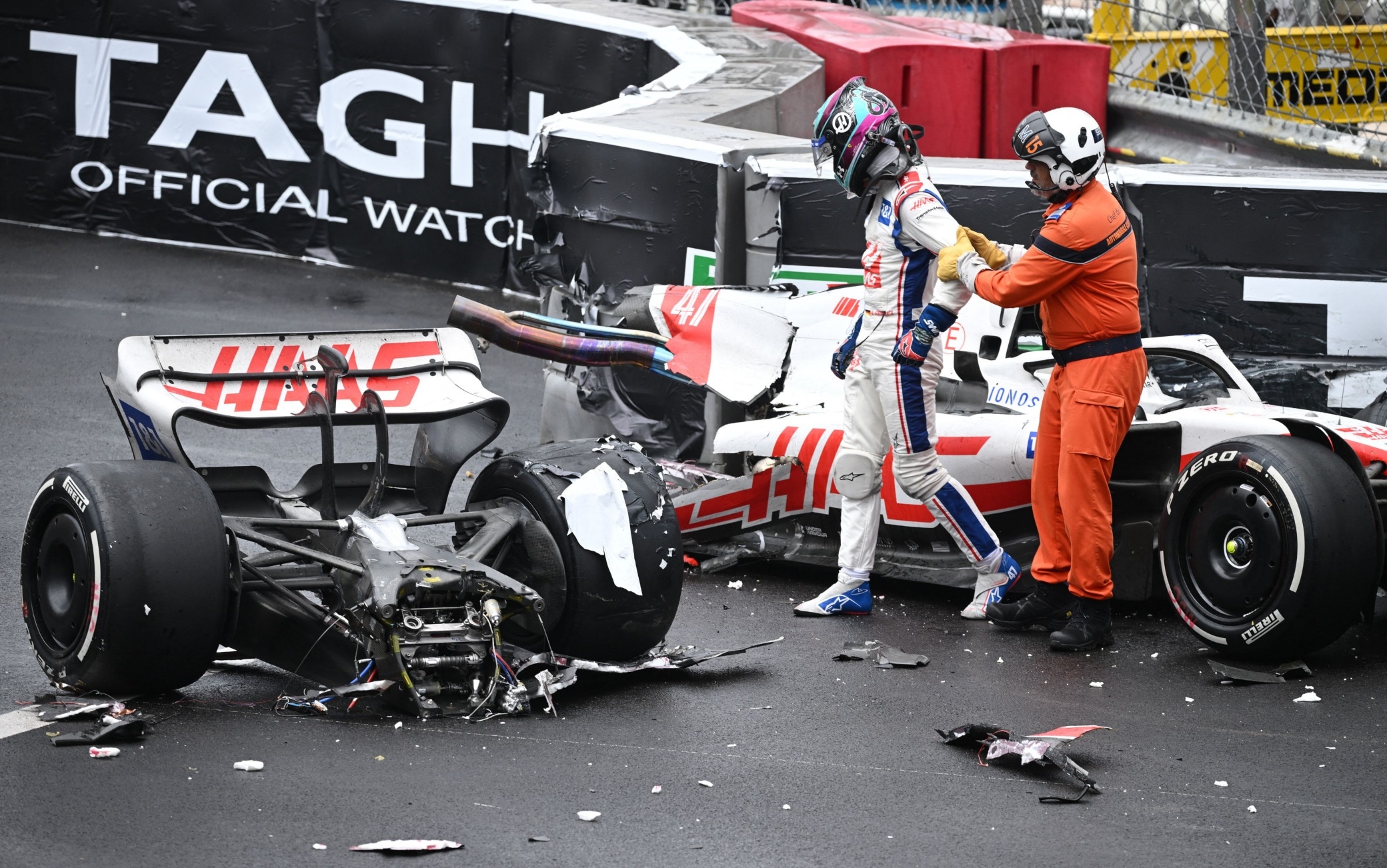 GP Monaco, crash for Mick Schumacher Montecarlo. Presticebdt