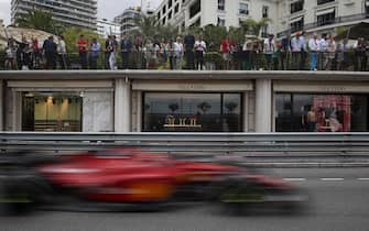 CIRCUIT DE MONACO, MONACO - MAY 29: Charles Leclerc, Ferrari F1-75 during the Monaco GP at Circuit de Monaco on Sunday May 29, 2022 in Monte Carlo, Monaco. (Photo by Zak Mauger / LAT Images)