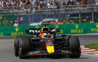 CIRCUIT GILLES-VILLENEUVE, CANADA - JUNE 17: Max Verstappen, Red Bull Racing RB18 during the Canadian GP at Circuit Gilles-Villeneuve on Friday June 17, 2022 in Montreal, Canada. (Photo by Patrick Vinet / Sutton Images)