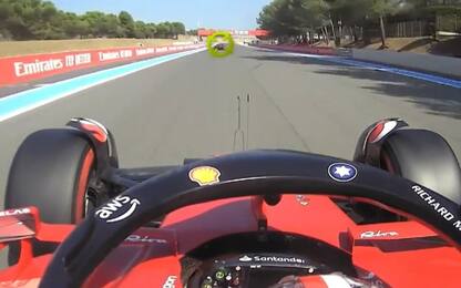 Scia Sainz, pole Leclerc: Ferrari super in Francia