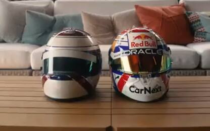 Verstappen, in Olanda casco speciale per papà Jos