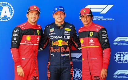 Verstappen in pole in Olanda, poi Leclerc e Sainz