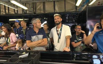 Libere Monza: Giroud ospite del box Alpine. VIDEO