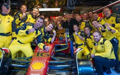 Monza, Sylvester Stallone ospite del box Ferrari