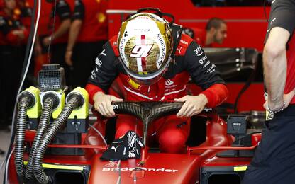 Leclerc d'oro: il casco è spettacolare! FOTO