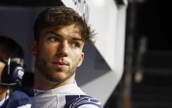 MARINA BAY STREET CIRCUIT, SINGAPORE - OCTOBER 02: Pierre Gasly, Scuderia AlphaTauri during the Singapore GP at Marina Bay Street Circuit on Sunday October 02, 2022 in Singapore, Singapore. (Photo by Carl Bingham / LAT Images)