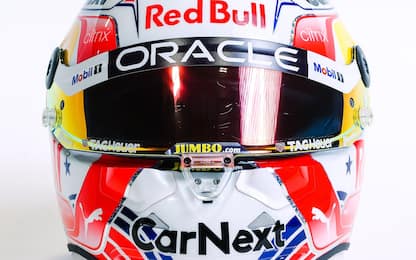 Verstappen, il primo casco da campione 2022