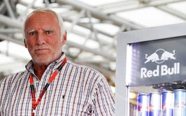 epa04808882 Red Bull CEO Dietrich Mateschitz in the paddock after the second training session for the Formula One Grand Prix of Austria in Spielberg, Austria, 19 June 2015. The 2015 Formula One Grand Prix of Austria will take place on 21 June 2015.  EPA/ERWIN SCHERIAU