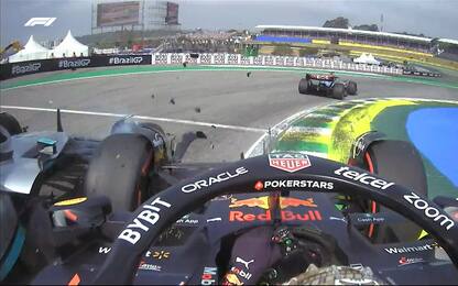 Hamilton-Verstappen e tutti i crash in Brasile