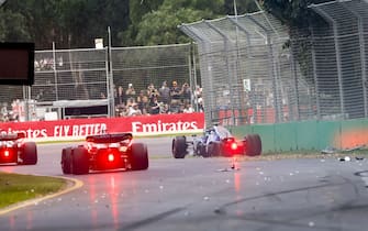 #6 Nicholas Latifi (CAN, Williams Racing) after crash, F1 Grand Prix of Australia at Melbourne Grand Prix Circuit on April 9, 2022 in Melbourne, Australia. (Photo by HIGH TWO)
