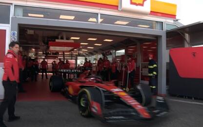 La nuova Ferrari è già in pista: il primo giro