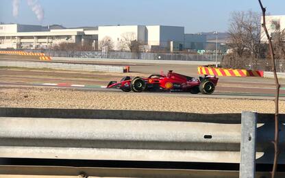 La nuova Ferrari in pista: le foto del filming day