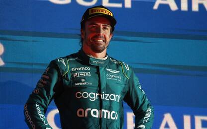Alonso: "Salire qui sul podio è straordinario"