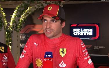Sainz: "Voglio la rimonta, obiettivo podio"