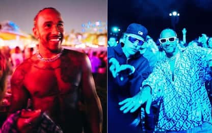 Hamilton e Bieber scatenati al Coachella Festival