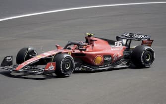 April 28, 2023, Baku City Circuit, Baku, FORMULA 1 AZERBAIJAN GRAND PRIX 2023, in the picture Carlos Sainz Jr. (ESP), Scuderia Ferrari