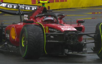 Sainz a muro, danni ma pronto per le qualifiche