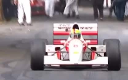 Vettel gira sulla McLaren di Ayrton Senna