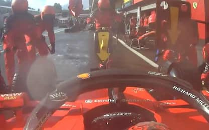 La Sprint della Ferrari condizionata dai pit-stop