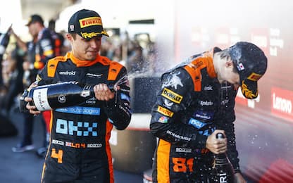 Norris-Piastri, podio McLaren: "Che risultato!"