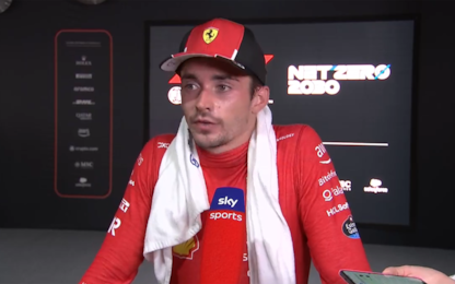 Leclerc: "Oggi abbiamo faticato più del previsto"