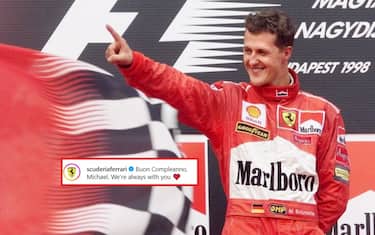 "Sempre con te": il post Ferrari per Schumacher
