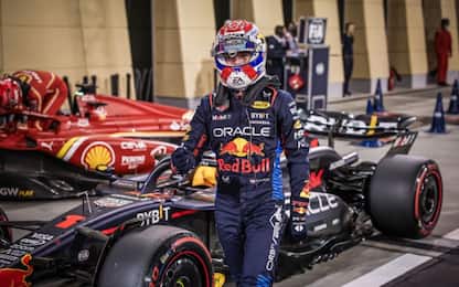 Verstappen in pole in Bahrain, Leclerc è 2°