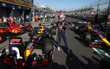 Super pole di Verstappen: Sainz 2° e Leclerc 4°