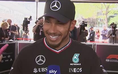 Hamilton scherza: "Spero piova, forse farò meglio"