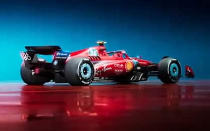 Ferrari 'azzurra', i dettagli della livrea