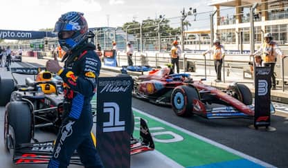 Verstappen in pole a Miami, Leclerc 2° e Sainz 3°