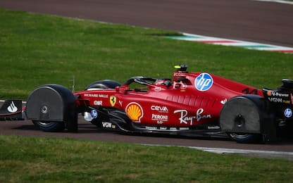 Ferrari a Fiorano, testati gli sprayguards. FOTO