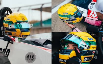 Gasly omaggia Senna: il casco speciale per Imola